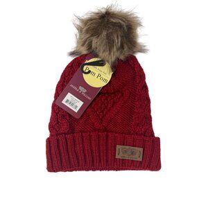 Fleece Lined Pom Pom Beanie